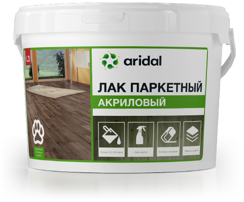 Лак паркетный акриловый ARIDAL L3